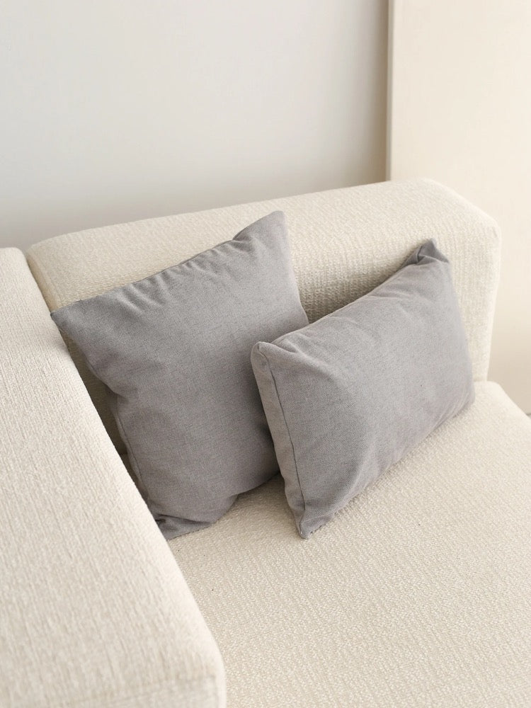 Solid Color Linen Lumbar Pillow Cover, Oversized Long Linen Pillow Case, Soft Linen Body Cushion Cover, Invisible Zipper