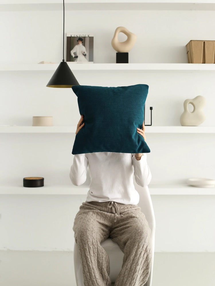 Linen Lumbar Pillow Cover, Oversized Large Linen Body Pillow Case, Soft Linen Long Cushion Cover, Hidden Zipper