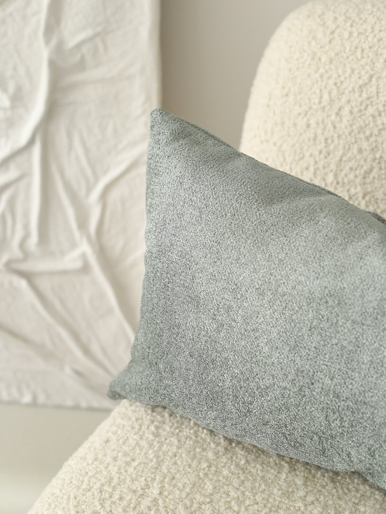 Soft Teddy Boucle Lumbar Pillow Cover, Comfy Oversized Pillow Case, Extra Long Custom Body Pillow Cover, Hidden Zipper