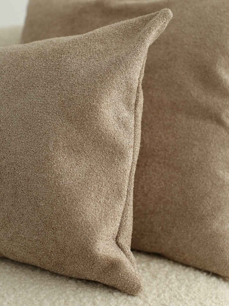 Soft Teddy Boucle Lumbar Pillow Cover, Comfy Oversized Pillow Case, Extra Long Custom Body Pillow Cover, Hidden Zipper