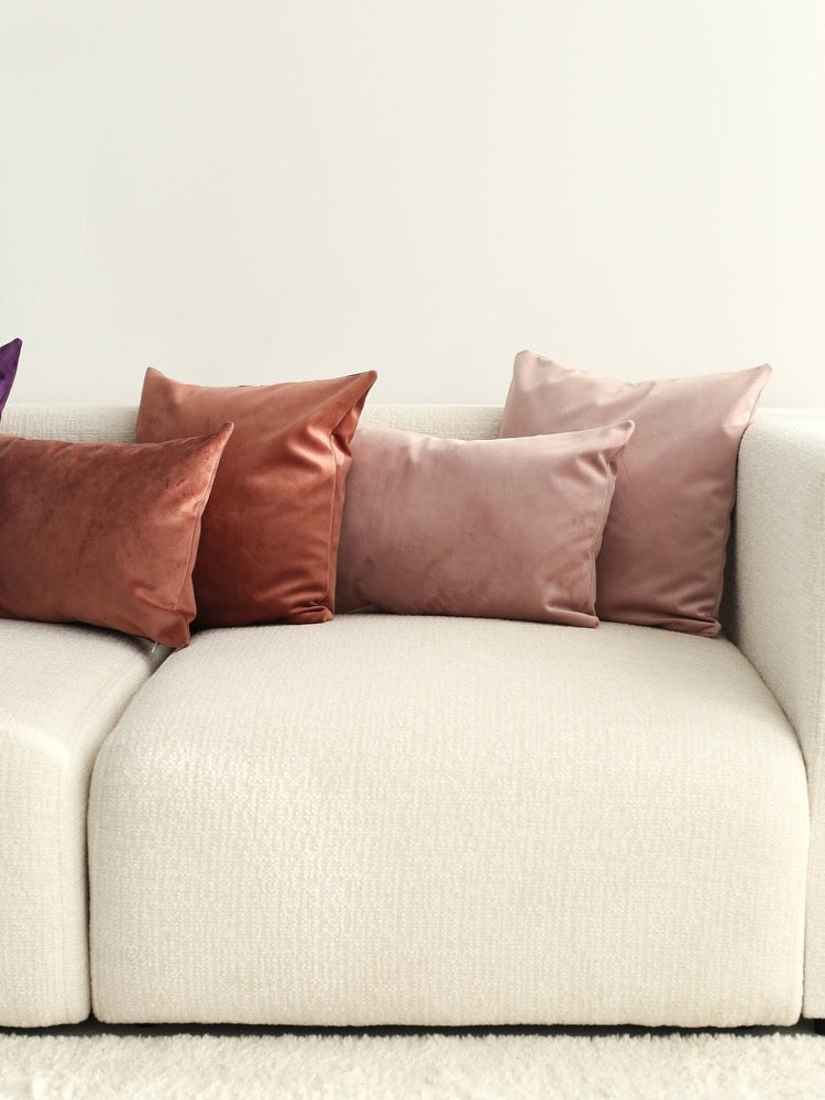Velvet Soft & Luxury Lumbar Pillow Cover, Custom Extra Long Pillow Cover, Oversize Large Body Pillow Cover