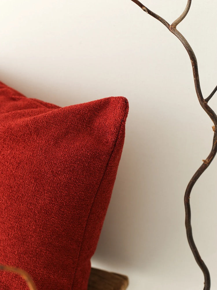 Teddy Boucle Boho Lumbar Pillow Cover, Super Soft Oversized Pillow Case, Long & Large Rectangle Body Pillow Cover